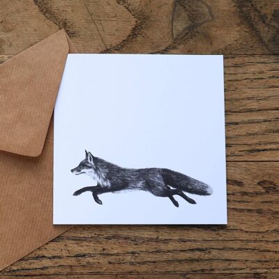 Kunstkarte 'Der schlaue Fuchs'