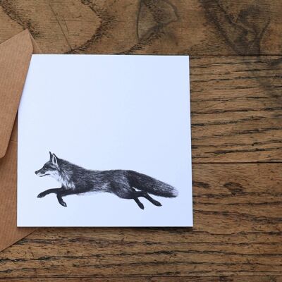 Kunstkarte 'Der schlaue Fuchs'