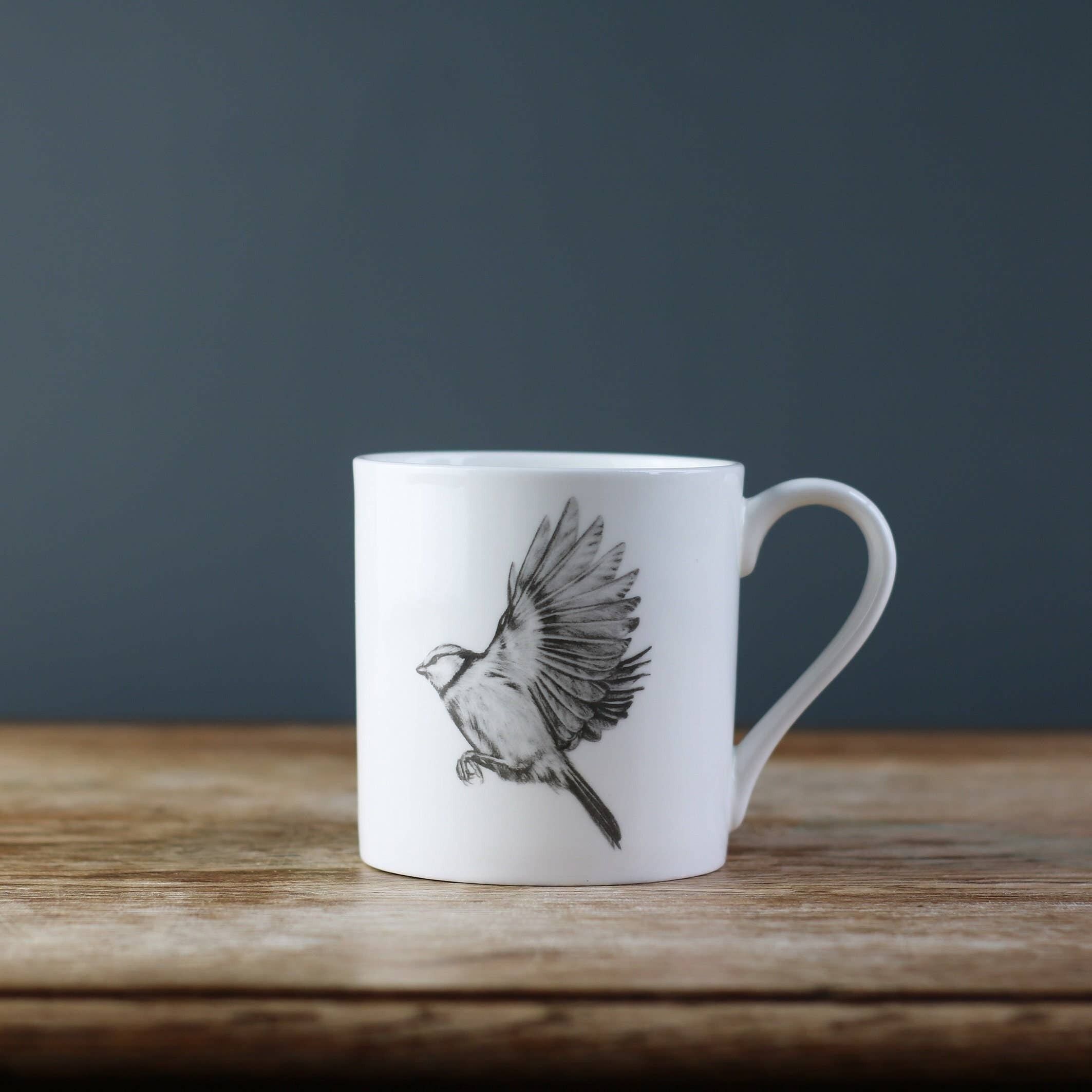 Tazza in porcellana fine Bone China Cinciarella