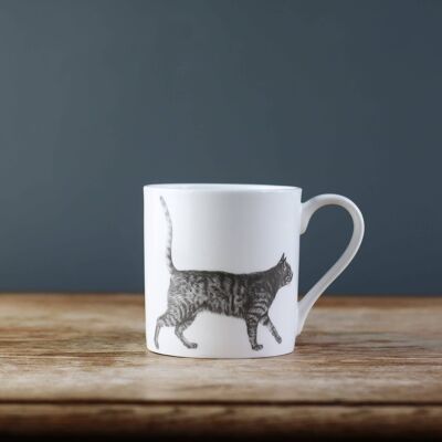 Coupe décontractée en porcelaine fine chat