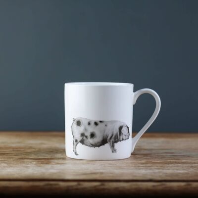 Happy Pig Fine Bone China Cup
