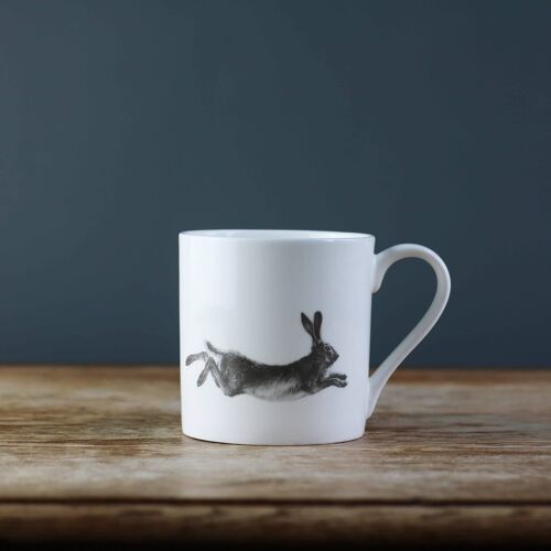 Running Hare Fine Bone China Cup