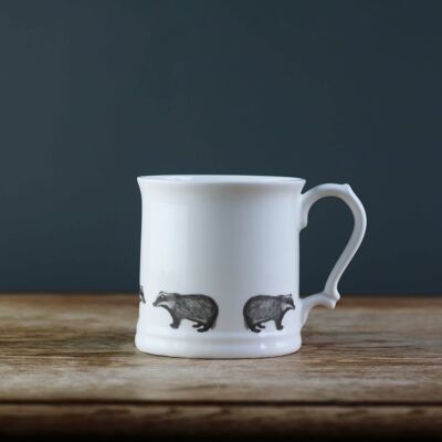 Chope en porcelaine fine The Bad Badger