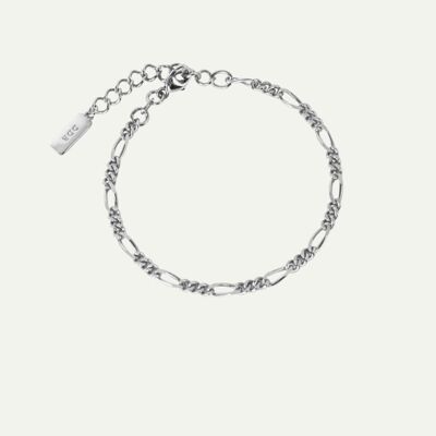 Armband Figaro - Silber