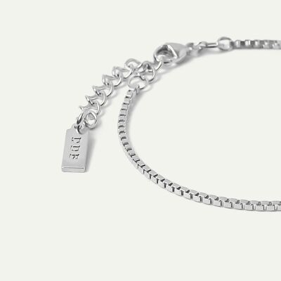 Feines Armband | Venezianerkette - Silber