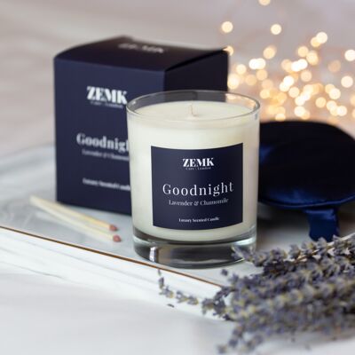 Bougie de Luxe Goodnight - Lavande et Camomille