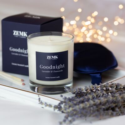 Goodnight Luxury Candle - Lavender and Chamomile