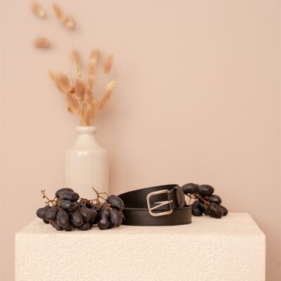 Ceinture mixte en raisin - Noir - Taille 100