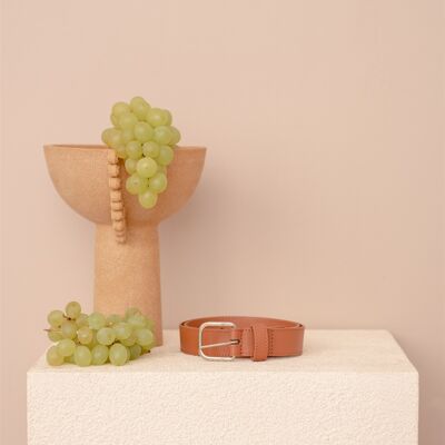 Mixed grape belt - Camel - Size 80