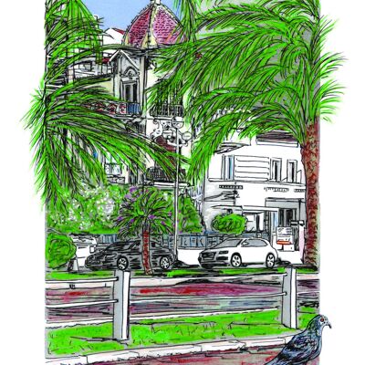 Carte Postale d'Art - Nice - Villa de Huovila