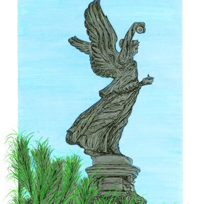 Carte Postale d'Art - Nice - Monument du Centenaire - Théatre de verdure