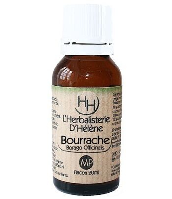 Bourrache, Macération de plantes, 20ml