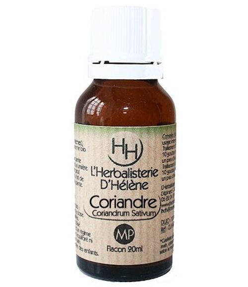 Coriandre, Macération de plantes, 20ml