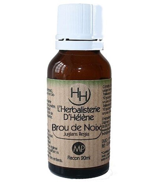 Brou de noix, Macération de plantes, 20ml