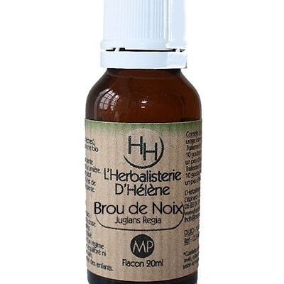 Brou de noix, Macération de plantes, 20ml