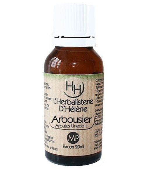 Arbousier, Macération de plantes, Flacon 20ml