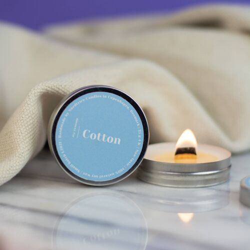 Mini scented soy candles, Cotton