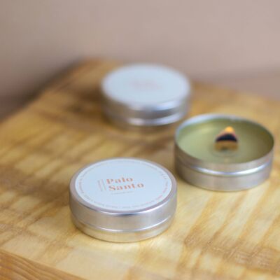 Mini scented soy candles, Palo Santo