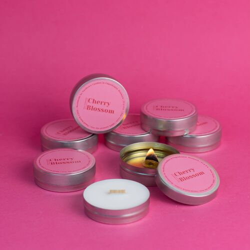 Mini scented soy candles, Cherry Blossom