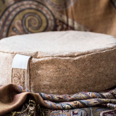 Cork meditation cushion / Cork Zafu