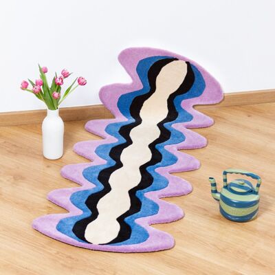 Jelly Worm Rug - Lilac