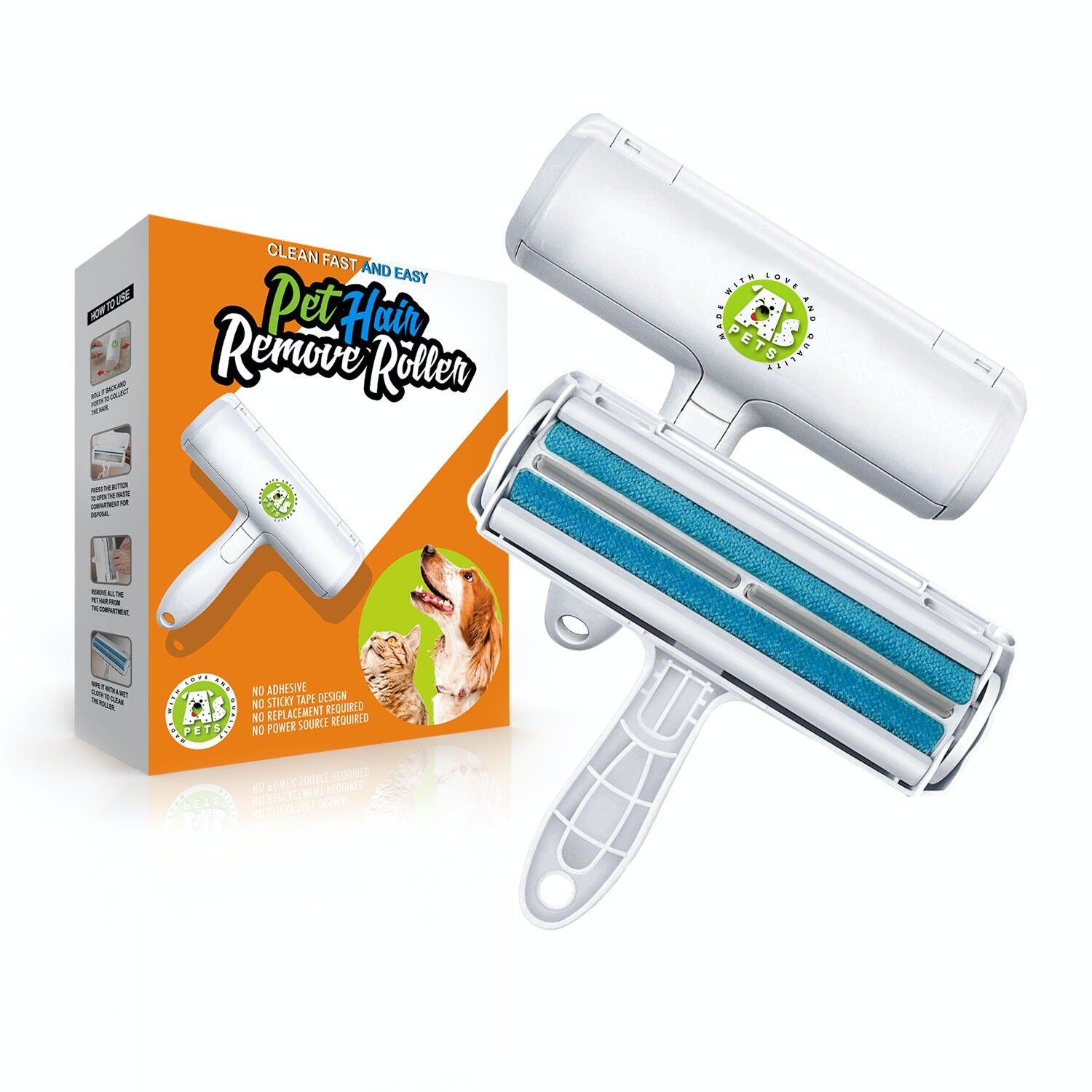 Reusable Pet Hair Remover Roller