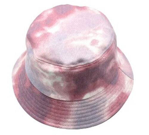 Pink Tie Dye Bucket Hat