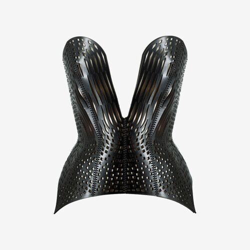 Corset, model Geometric Perforated Corset