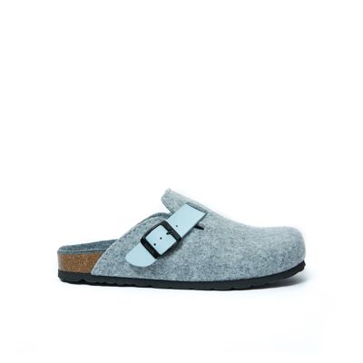 NOE gray felt slipper for women. Supplier code MI1190
