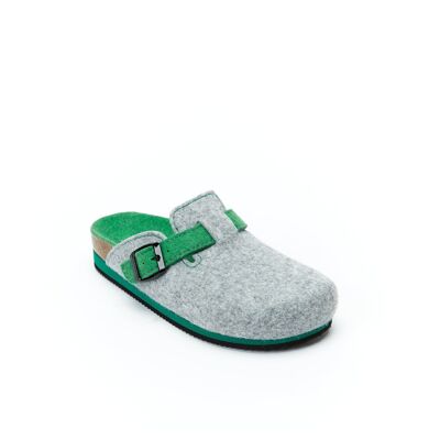 NOE gray felt slipper for women. Supplier code MI1329