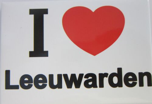 Fridge Magnet I Love Leeuwarden