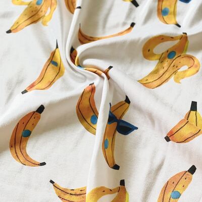 Stoff "Banana", Meterware - 1.5m