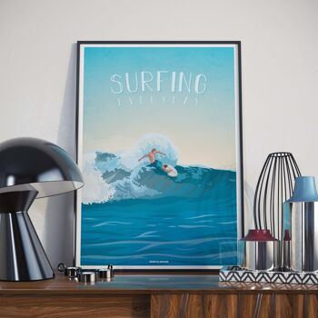 SPORTS NAUTIQUES l Affiche Surf - 40 x 60 cm 1