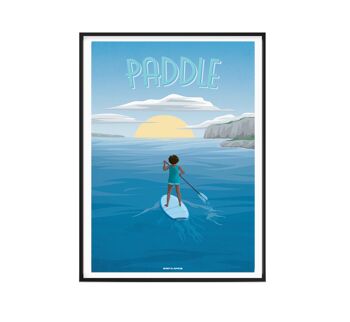 SPORTS NAUTIQUES l Affiche Paddle - 40 x 60 cm 4