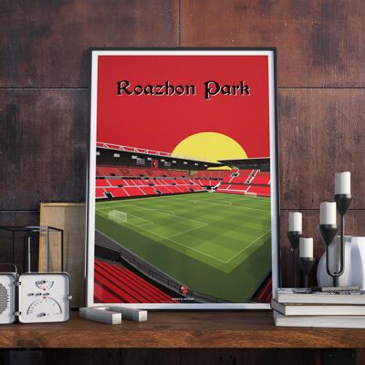 FOOTBALL | Stade Rennais F.C. | Roazhon Park - 40 x 60 cm