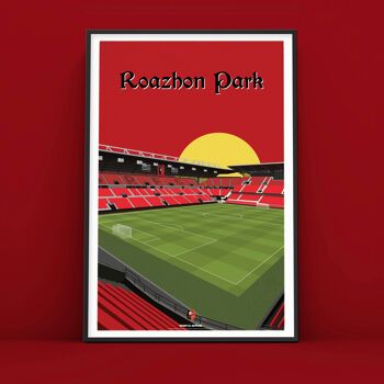 FOOT | Stade Rennais F.C. | Roazhon Park - 40 x 60 cm 2