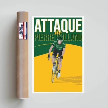 CYCLISME l Attaque de Pierre - 30 x 40 cm 3