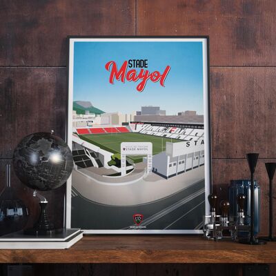 RUGBY | RC TOULON | Mayol-Stadion - 30 x 40 cm