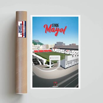 RUGBY | RC TOULON | Stade Mayol - 40 x 60 cm 3