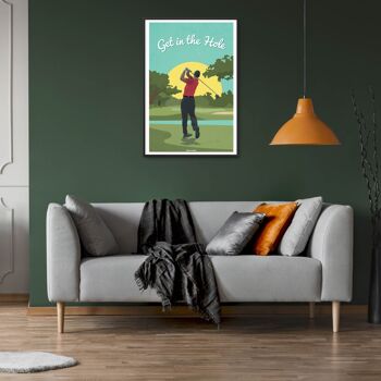 GOLF | Get in the Hole - 40 x 60 cm 2