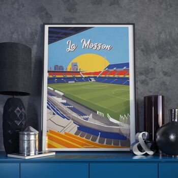 Affiche MONTPELLIER | Stade de la Mosson - 30 x 40 cm 1