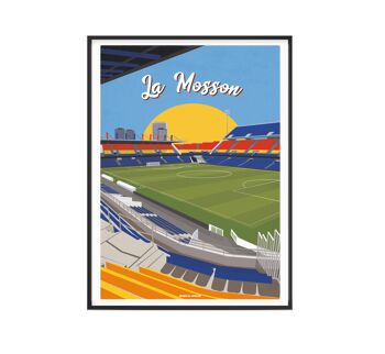 Affiche MONTPELLIER | Stade de la Mosson - 40 x 60 cm 4