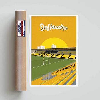 Affiche LA ROCHELLE | Stade Marcel Deflandre - 30 x 40 cm 3