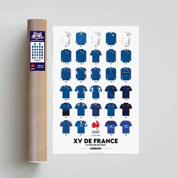 RUGBY | XV de France | Maillots Historiques | Le Vestiaire des Bleus 3