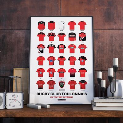 RUGBY | RC TOULON Historische Trikots