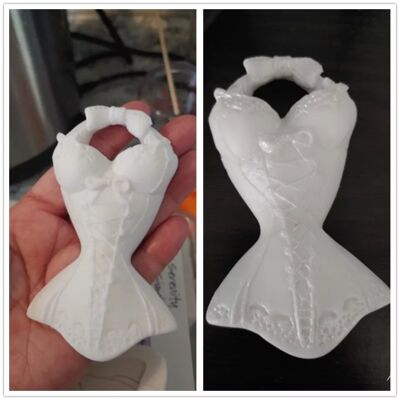 Corset Silicone Mould - Shaped Mould