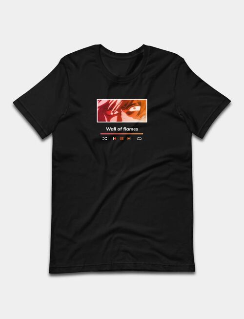 Camiseta Unisex Todoroki Vibes_Rojo