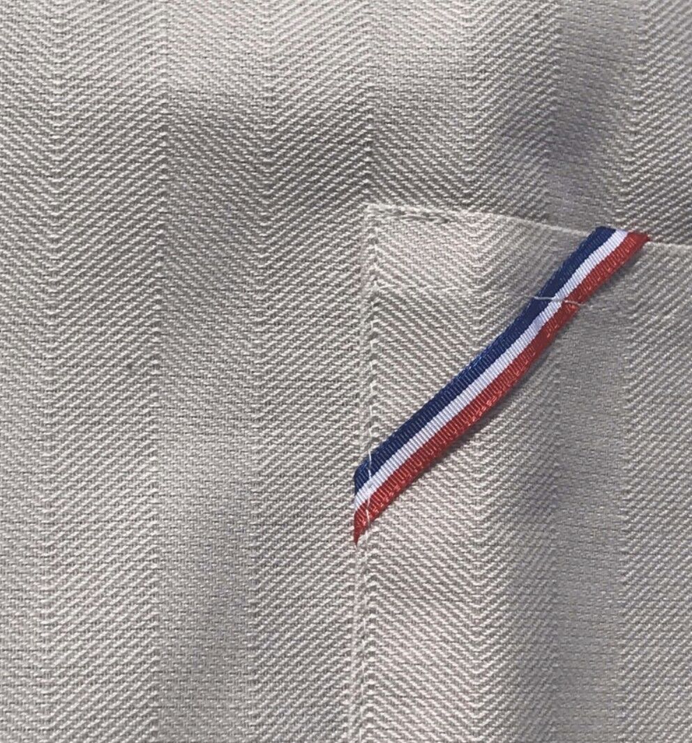 Torchon POULE AU POT - chevron - 100 % coton