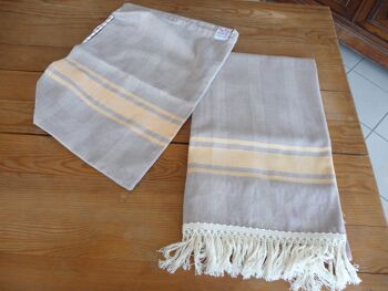 FOUTA + SAC ASSORTI   -  Collection SORBET 14