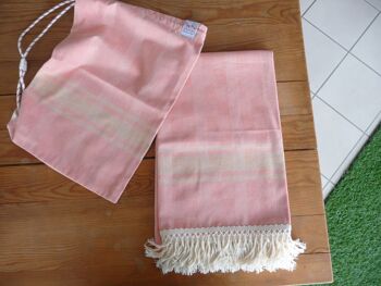 FOUTA + SAC ASSORTI   -  Collection SORBET 15